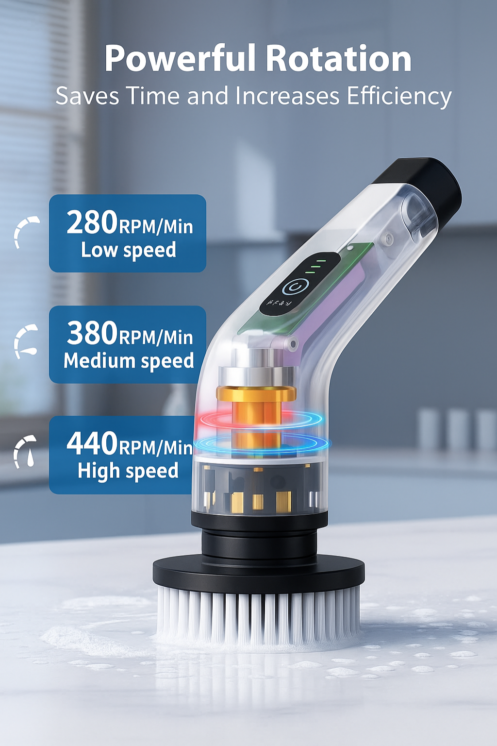 9 in 1 Electric Spin Scrubber