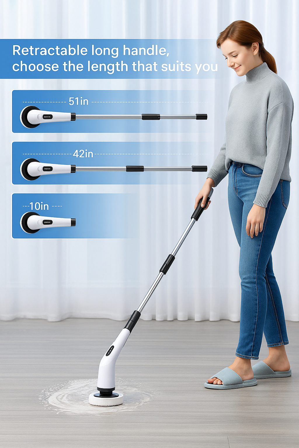 9 in 1 Electric Spin Scrubber