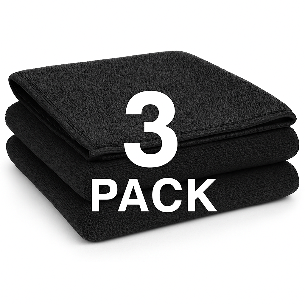 3-Pack Reusable Microfiber Cleaning Cloths