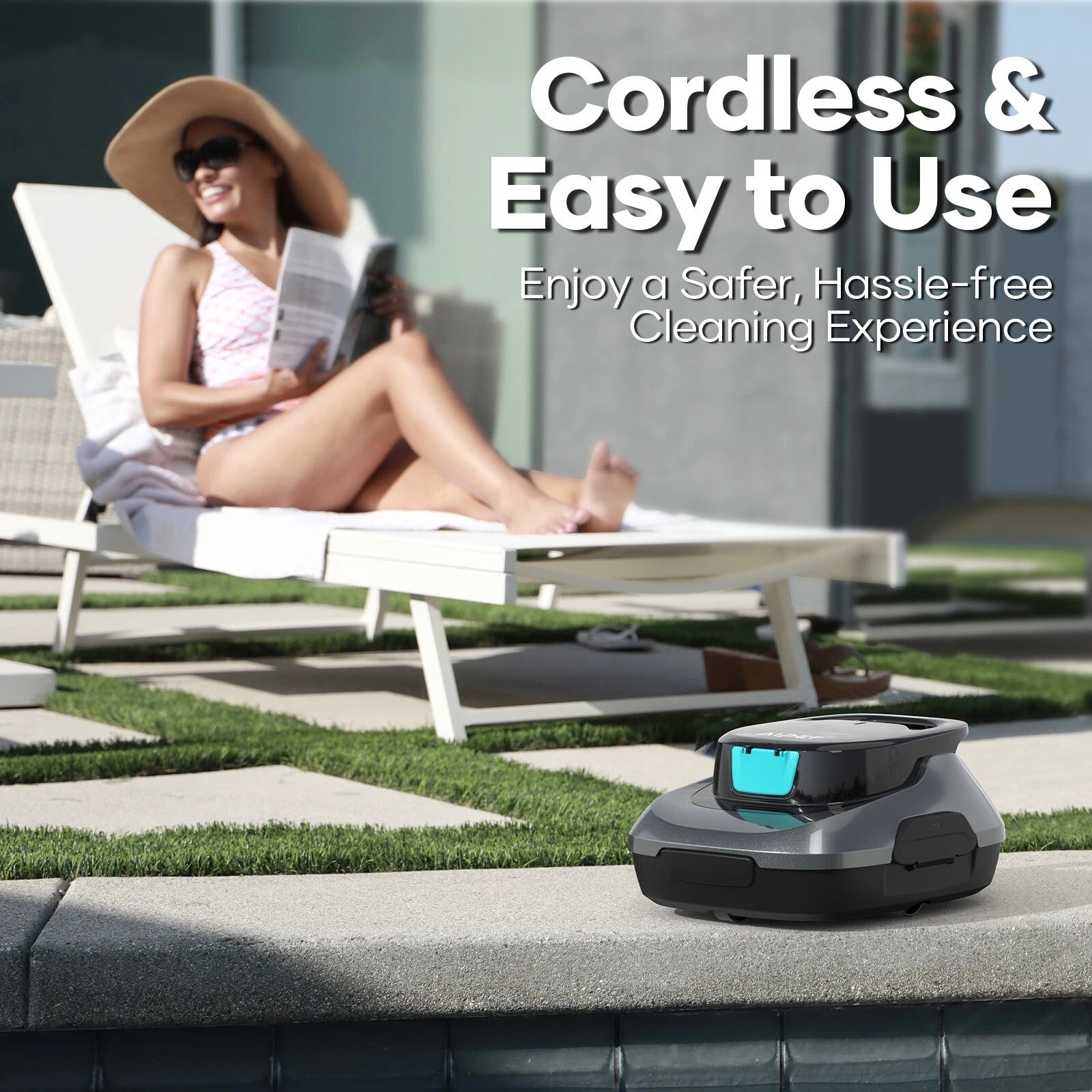 AIPER Cordless Robotic Automatic Pool Cleaner