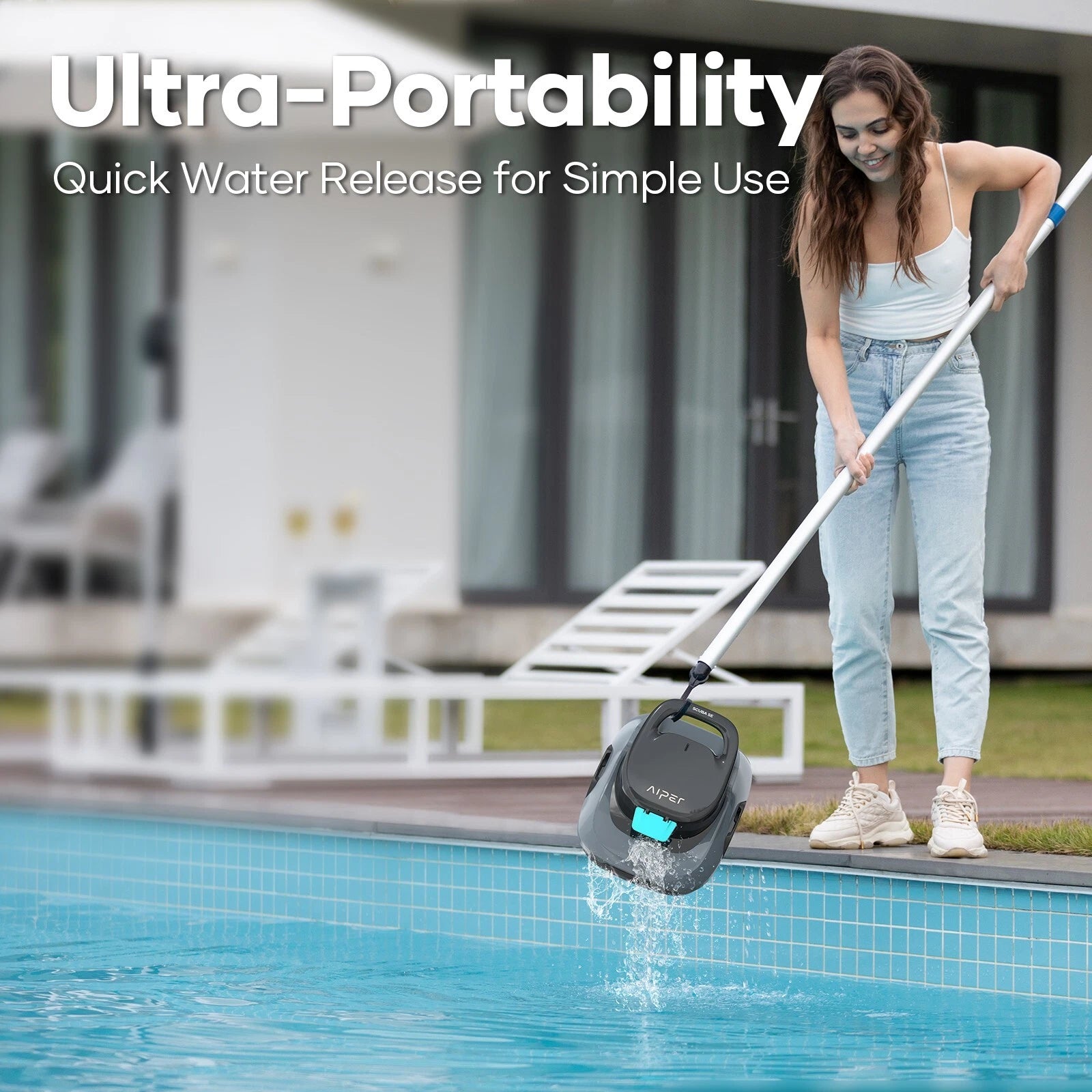 AIPER Cordless Robotic Automatic Pool Cleaner